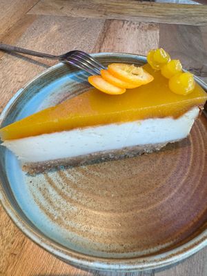 Mandarin cheesecake at Desoriente - Poblenou in Barcelona