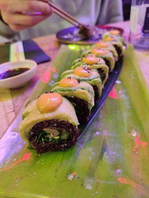 Dragon roll at Desoriente - Poblenou in Barcelona