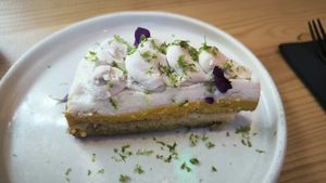 Cheese cake. Muy recomendable. at Desoriente - Poblenou in Barcelona