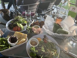 The variety of vegan options we tried  at Stonecat Cafe in Hector