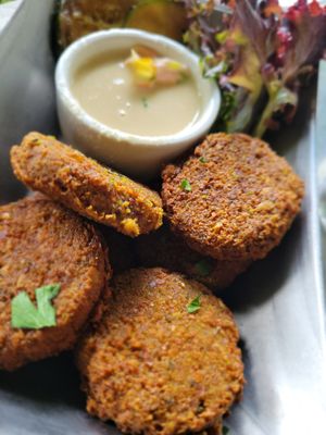 Falafel at Stonecat Cafe in Hector