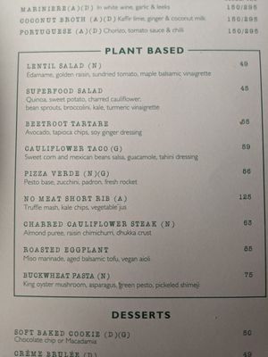 Menu at The MAINE Street Eatery - Studio City in Dubai