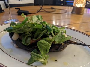 Glazed eggplant at The MAINE Street Eatery - Studio City in Dubai