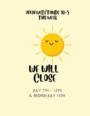 a short break for the tria this week. we will reopen 7/13 at The Tria Prima Tea Company in Williamsport