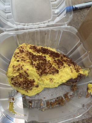 Golden milk and chocolate cheezecake   at The Tria Prima Tea Company in Williamsport