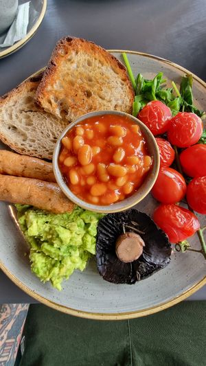 Vegan breakfast at BRIX Coffee Co in Doncaster