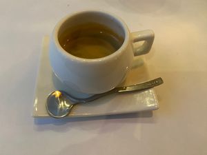 Bio and fair trade espresso   at Brocoli in Lyon