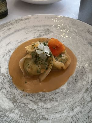 Broccoli onion ravioli  at Brocoli in Lyon