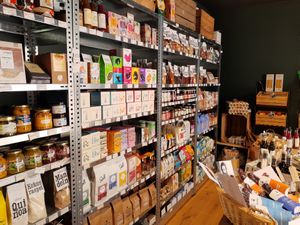 Interior at Fein's Bio in Duebendorf