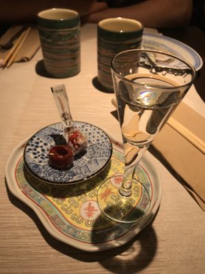 Distillato buonissimo di cui non ricordo il nome 🥲 fatevi consigliare dal personale perché merita  at Xiang DimSum  in Padua