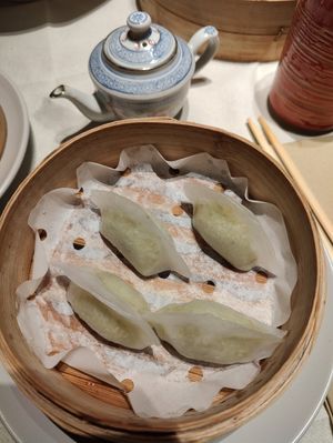 Ravioli cristallo tartufo ed edamame at Xiang DimSum  in Padua