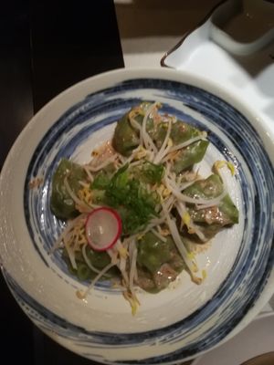 Jiaozi (ravioli) di spinaci at Xiang DimSum  in Padua