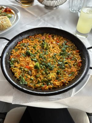Veg paella   at Ô Playa in Agadir