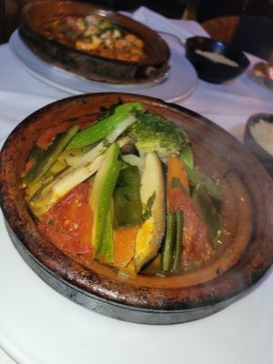 Vegetable tajine at Ô Playa in Agadir