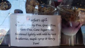 All non dairy. Vegan place at Synergy in Sedona