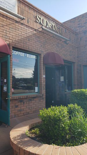 Store front corner of Rodeo at Synergy in Sedona