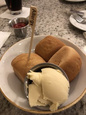 Allergy-Friendly/Vegan Rolls w/ Earth Balance at Grand Floridian Cafe in Lake Buena Vista