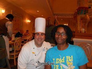 Me & Grand Floridan's Chef Jonathan at Grand Floridian Cafe in Lake Buena Vista