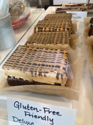 Dessert case at Frosty's Cake and Ice Cream in Lakewood