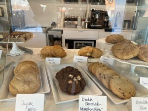 Dessert case at Frosty's Cake and Ice Cream in Lakewood