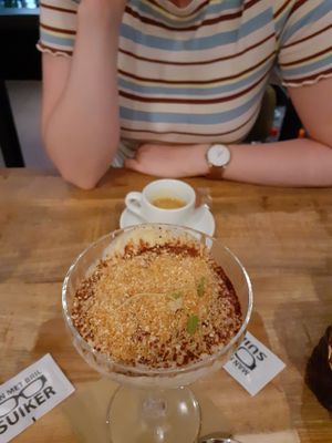 Tiramisu at Vegan Pizza Bar in The Hague