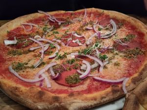 Papa Ronnie at Vegan Pizza Bar in The Hague