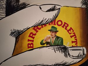 Wall at Vegan Pizza Bar in The Hague