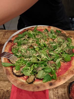 Garden pizza at Vegan Pizza Bar in The Hague