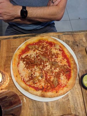 B*con me crazy pizza at Vegan Pizza Bar in The Hague