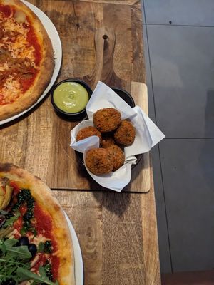 Bitter ballen at Vegan Pizza Bar in The Hague