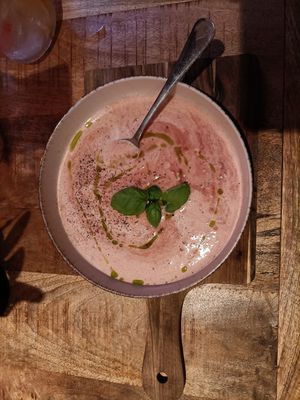 "Best Soup of the World" at Vegan Pizza Bar in The Hague