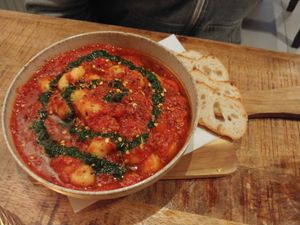 Gnocchi with a zing! Very good! at Vegan Pizza Bar in The Hague