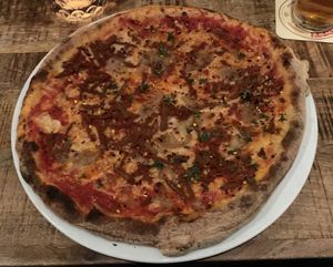 Bac’n Me Crazy Pizza  at Vegan Pizza Bar in The Hague