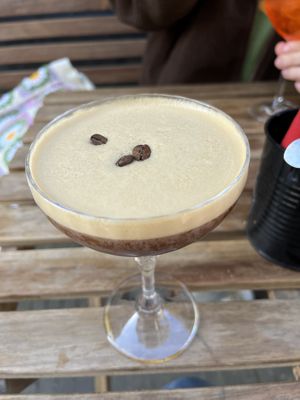Vegan Espresso Martini   at Vegan Pizza Bar in The Hague