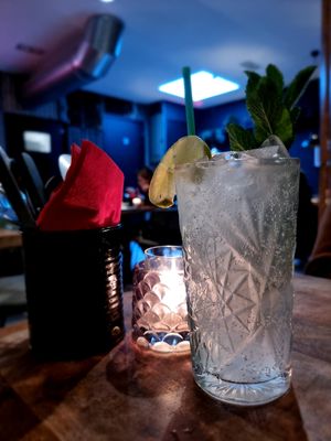 Mocktail at Vegan Pizza Bar in The Hague