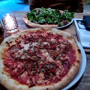 Bacon me crazy & the garden at Vegan Pizza Bar in The Hague