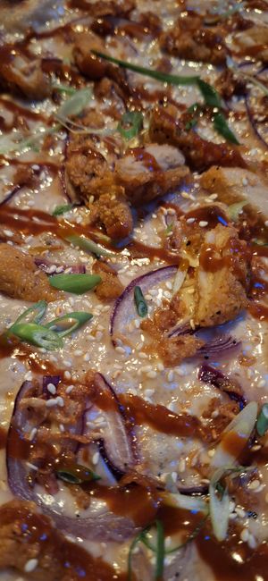 K-Pizza close-up at Vegan Pizza Bar in The Hague