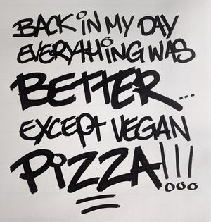  at Vegan Pizza Bar in The Hague