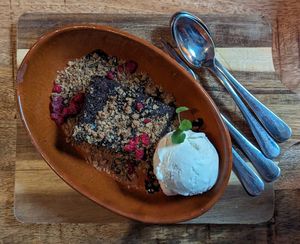 Bangin’ Brownie at Vegan Pizza Bar in The Hague