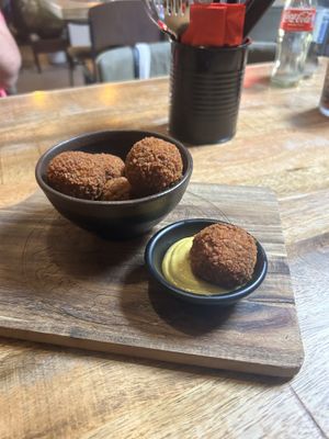 Bitterballen  at Vegan Pizza Bar in The Hague