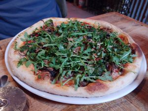 Pepperoni at Vegan Pizza Bar in The Hague