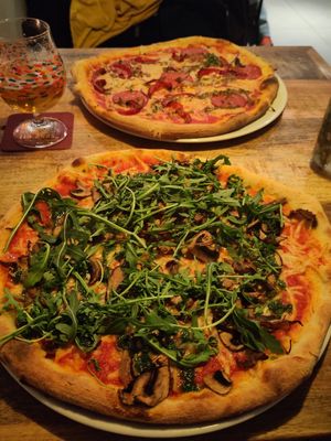 Yummy vegan pizzas at Vegan Pizza Bar in The Hague