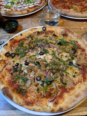 Veg tuna  at Vegan Pizza Bar in The Hague