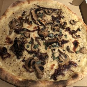 Truffelicious pizza   at Vegan Pizza Bar in The Hague