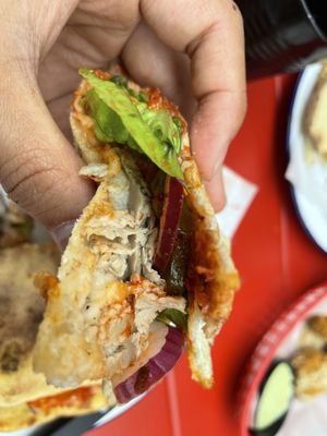 Tuna sandwich   at Vegan Pizza Bar in The Hague