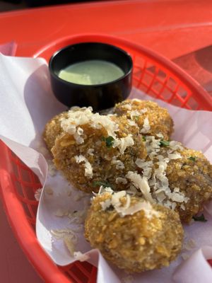Truffle Arancini   at Vegan Pizza Bar in The Hague