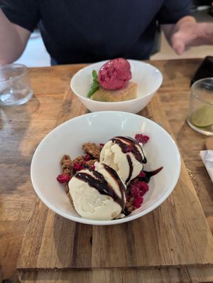 Dessert at Vegan Pizza Bar in The Hague