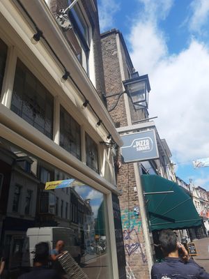 Outside at De Pizzabakkers in Utrecht