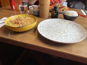 Massaman curry with Jasmin rice   at Kyoto Kilkenny in Kilkenny