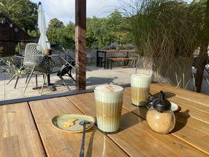 Hafer-Macchiato  at Café Eselsohr in Weeze